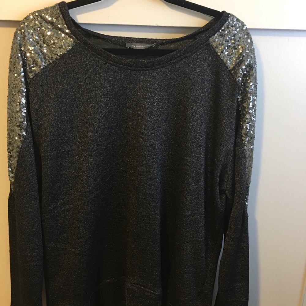 Sequined top. Cute for a variety of occasions